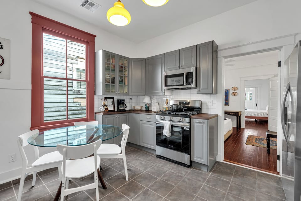 Fully equipped kitchen with ample counter space