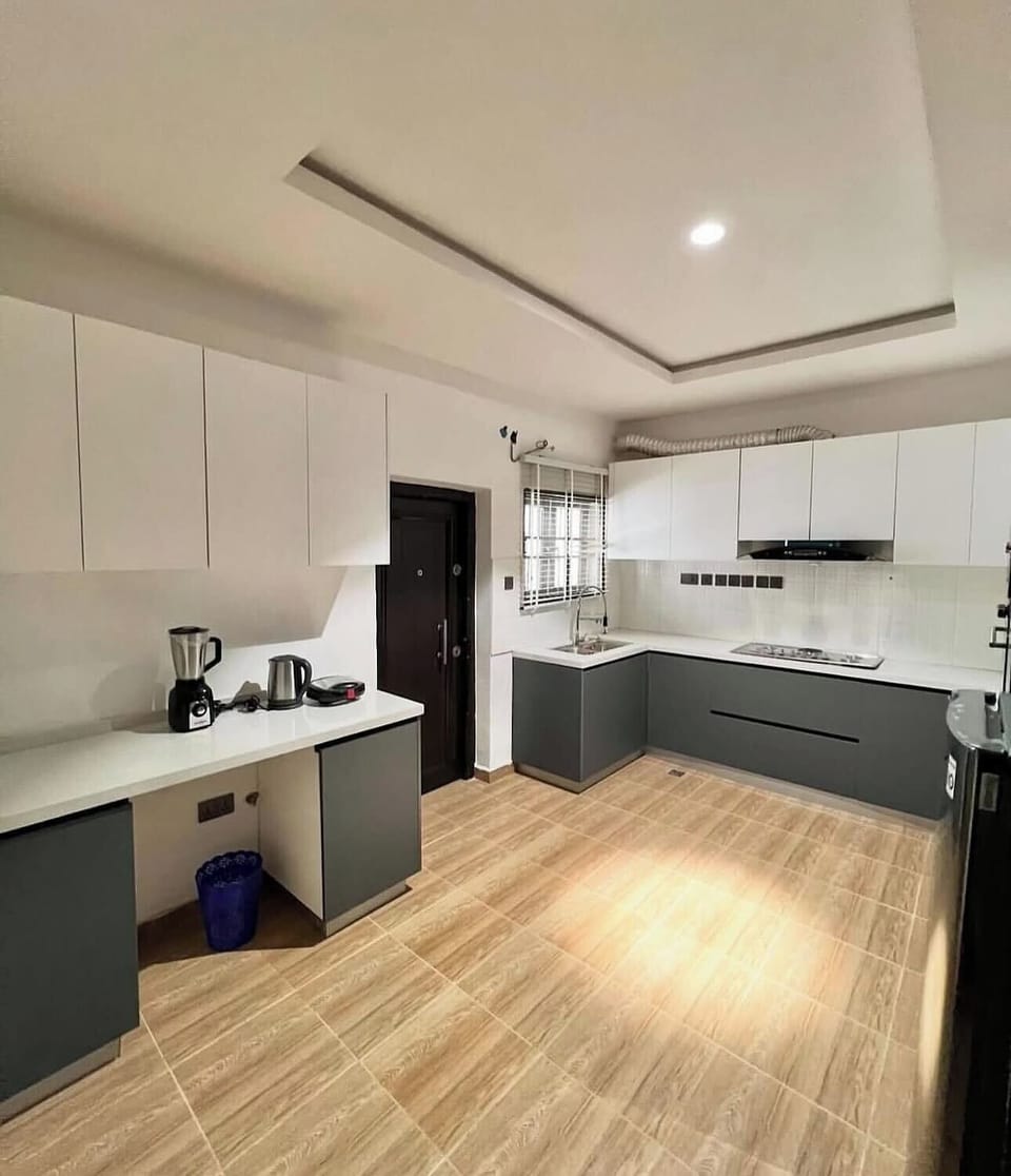 Superior Apartment, Balcony, City View | Private kitchen | Fridge, microwave, oven, stovetop