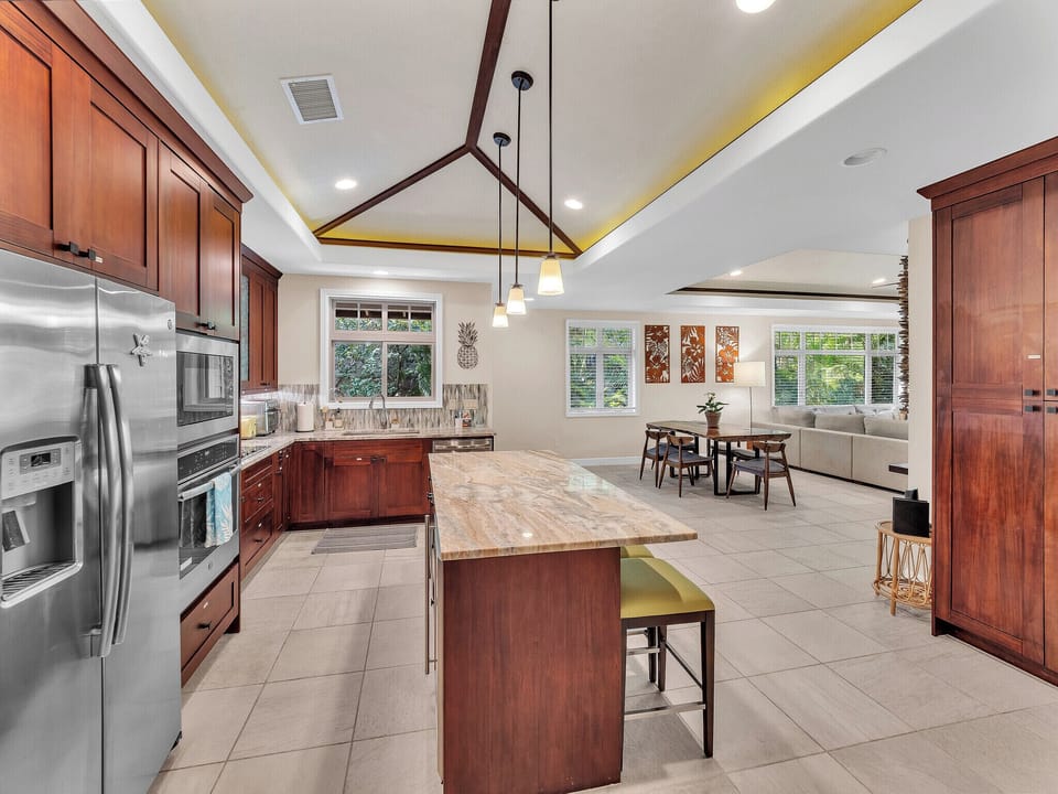 Open Kitchen and Living Layout