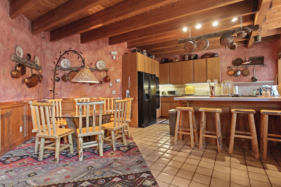 Dining area seats 12 guests - adjacent to the kitchen.