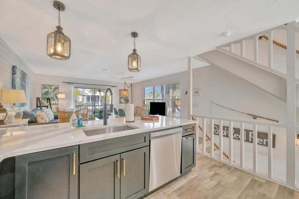 Fully Stocked Open Kitchen