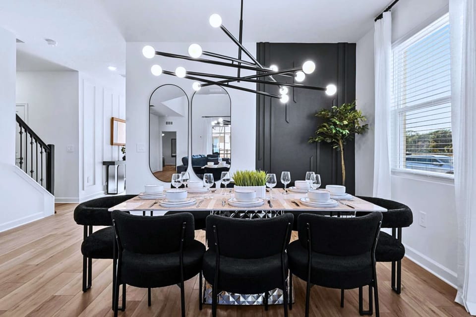 Formal dining space – Stylish setting for shared meals