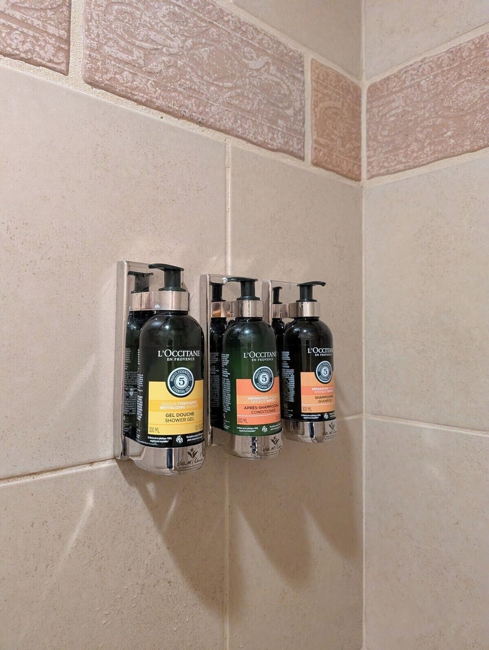 Luxury bathroom amenities