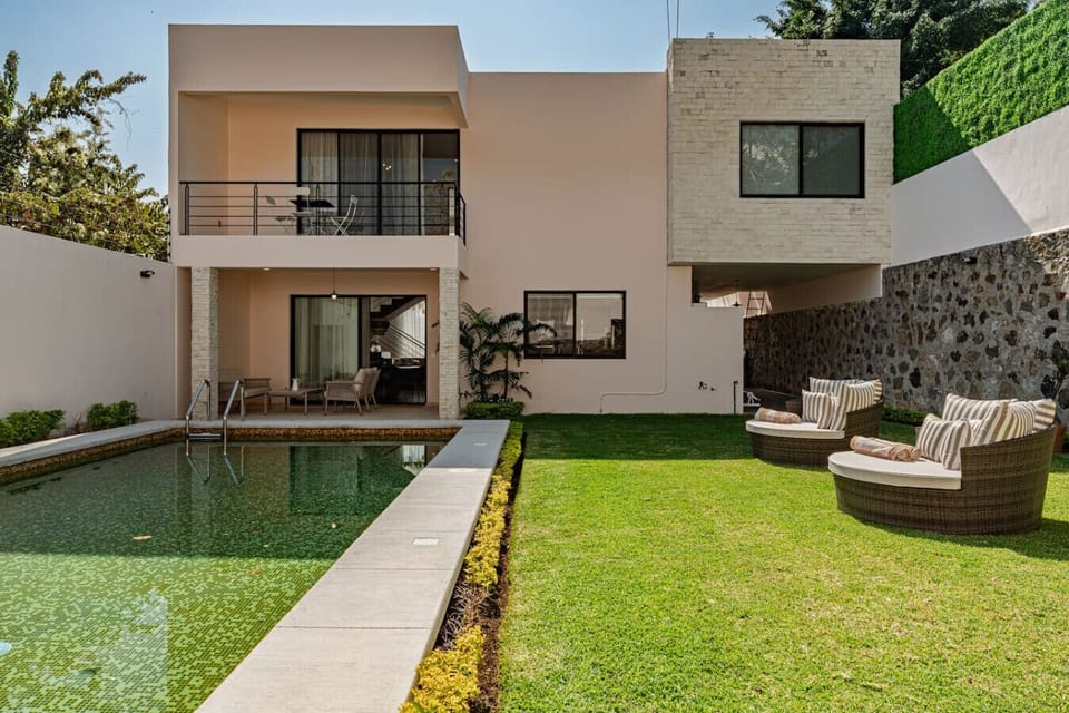 Your private pool in a lush backyard
