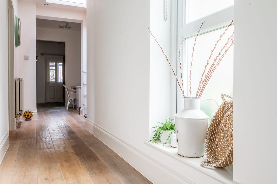 Ground floor: Hallway to bedroom two