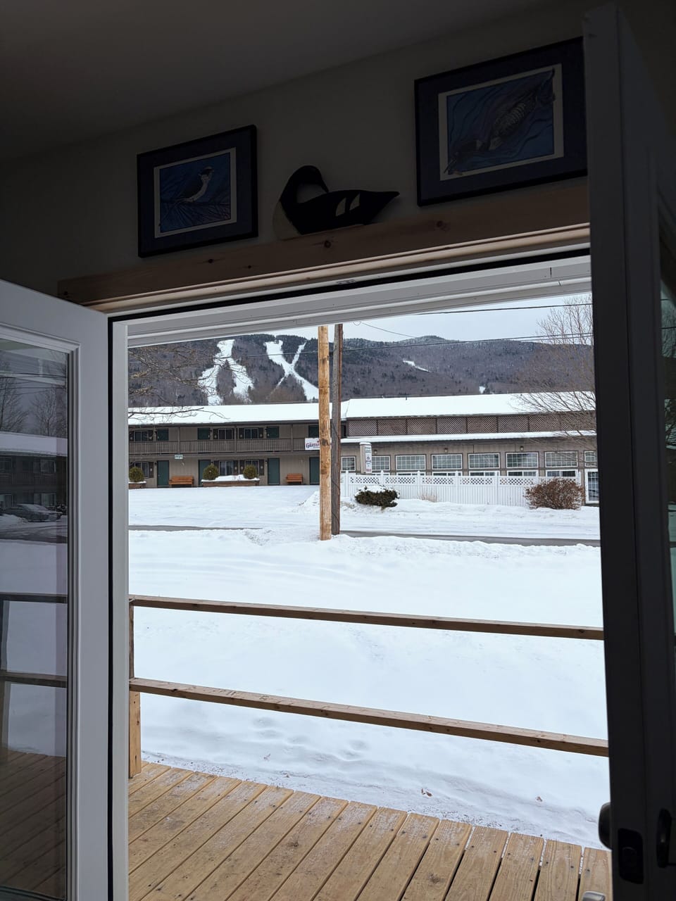 From your front door you can see South Mountain and several local restaurants
