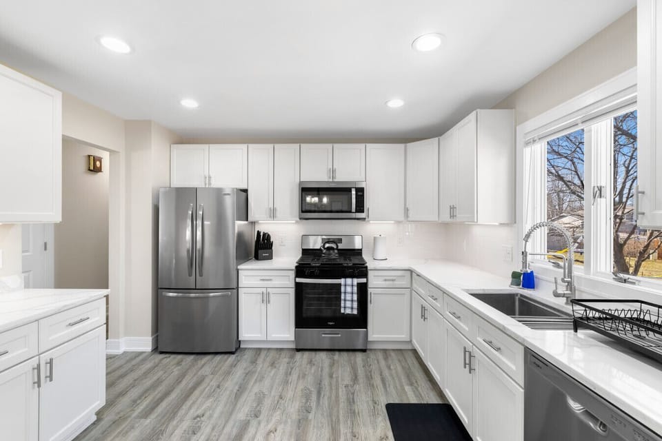 Thoughtfully designed kitchen for easy meal preparation