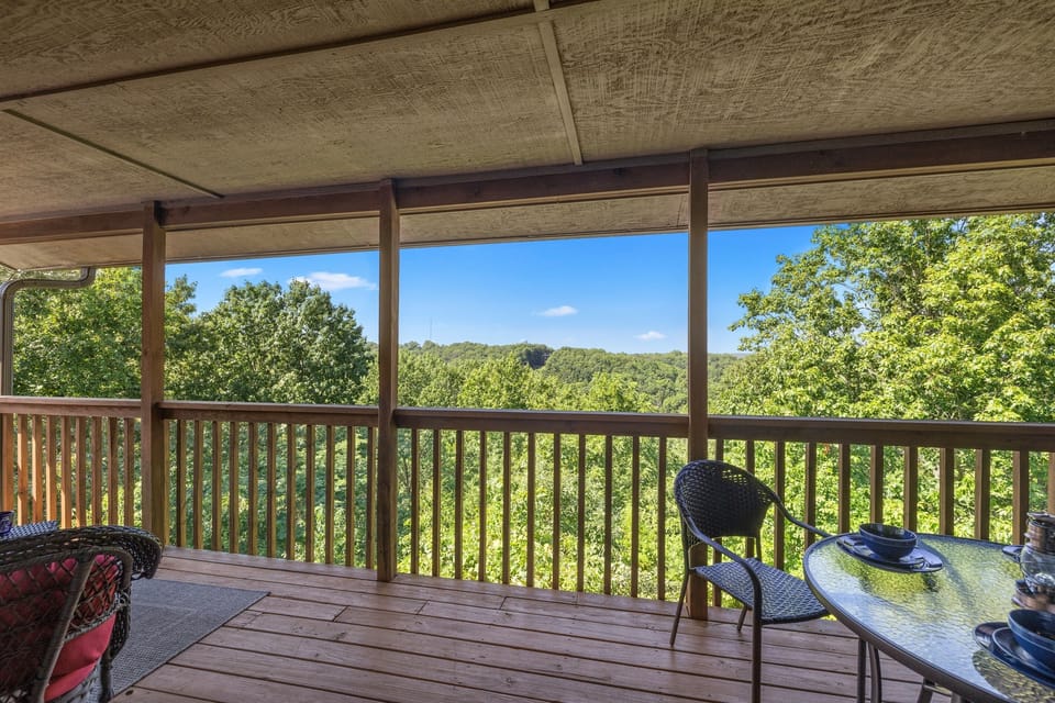 Private deck view!