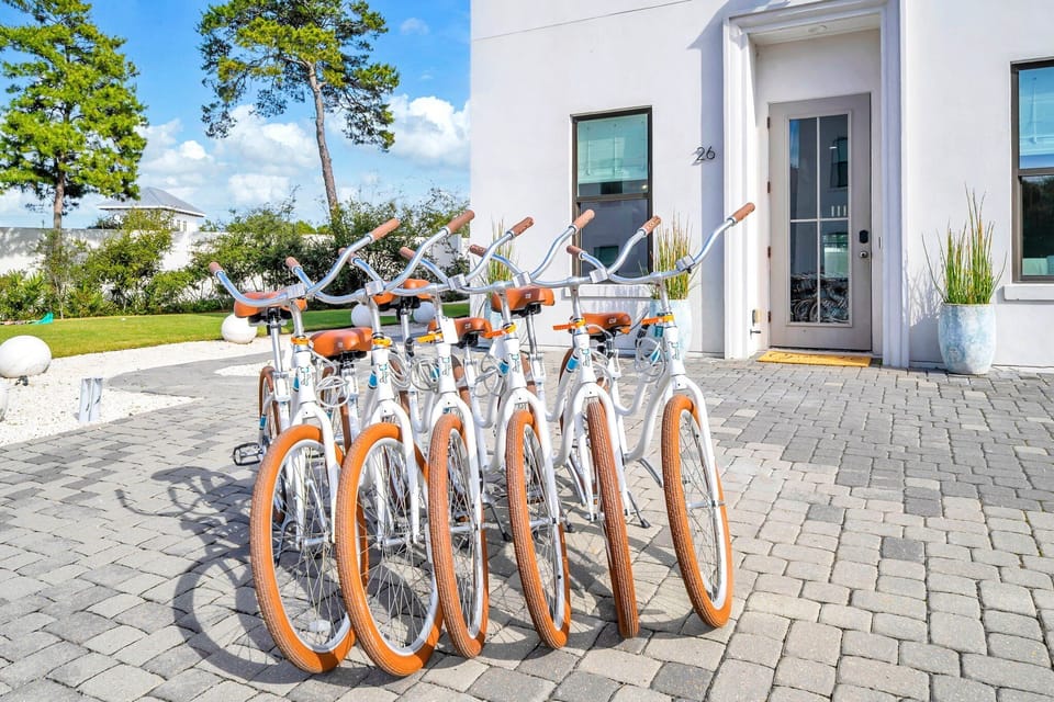 6 Adult bikes available during your stay.