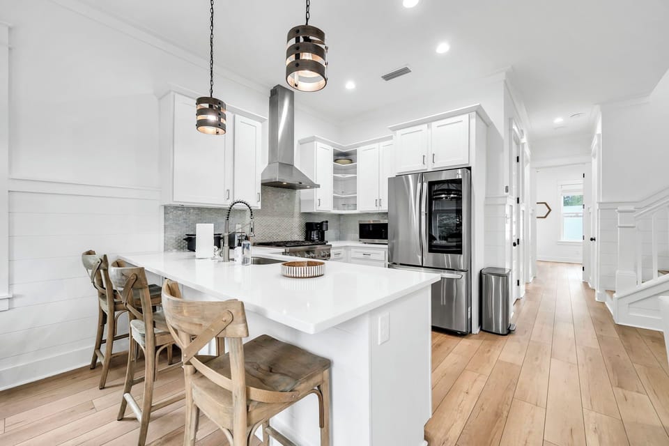 Fully equipped kitchen for all your cooking needs