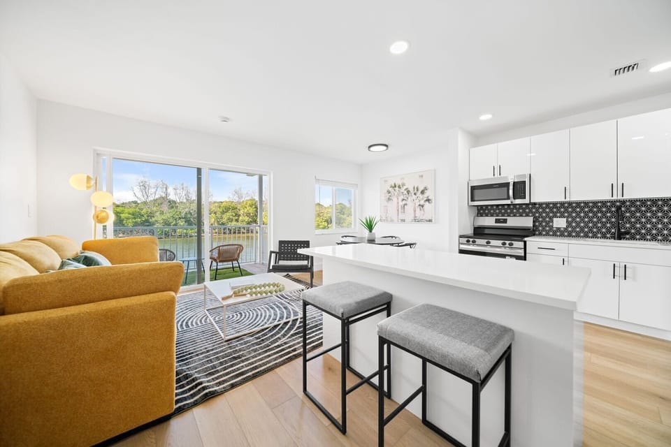 Modern, upscale interior