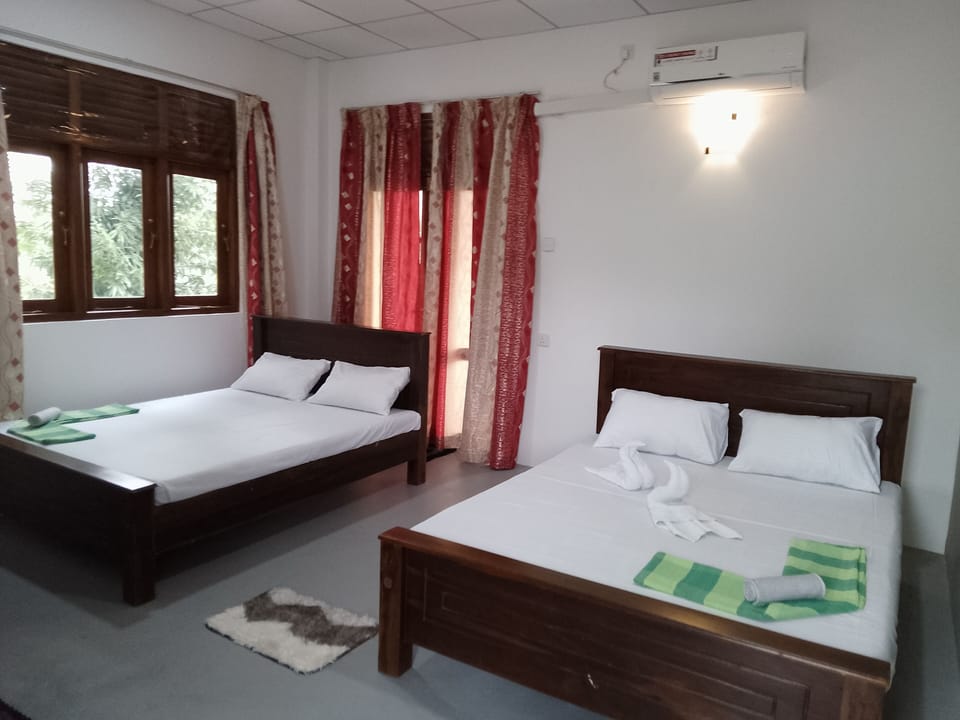 Double or Twin Room, 2 Bedrooms, Garden View | Desk, free WiFi