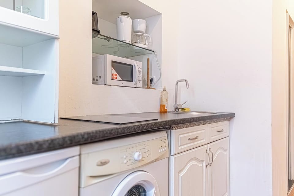 Basic Apartment | Private kitchen | Mini-fridge, microwave, stovetop, electric kettle