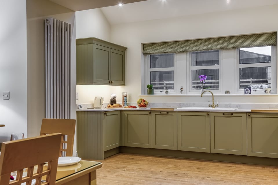 The bright and airy kitchen