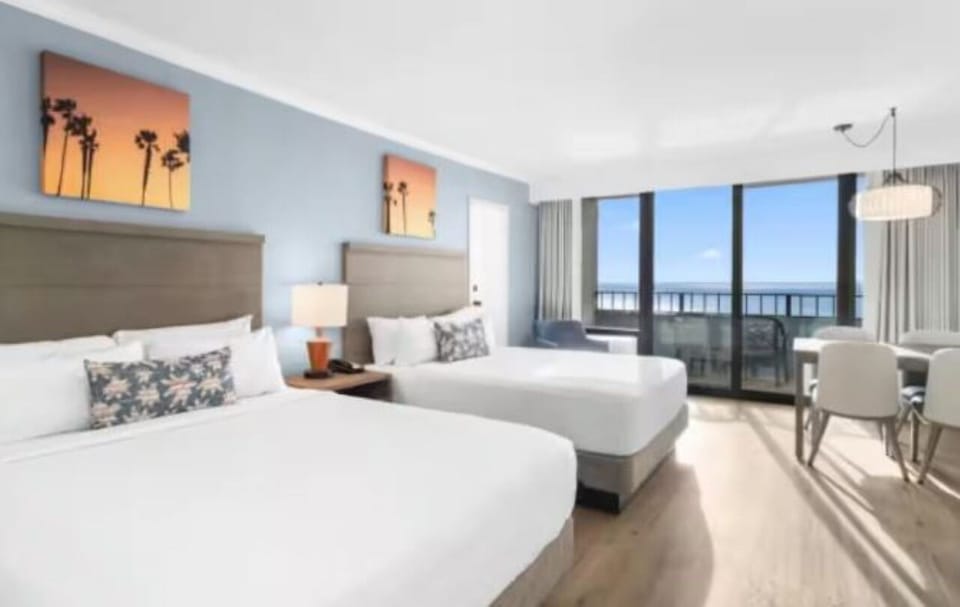 Bedroom. Interior and views may vary based on location and availability