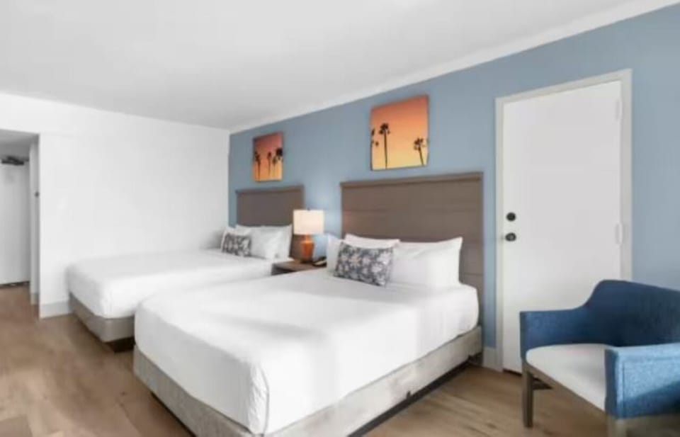 Bedroom. Interior and views may vary based on location and availability