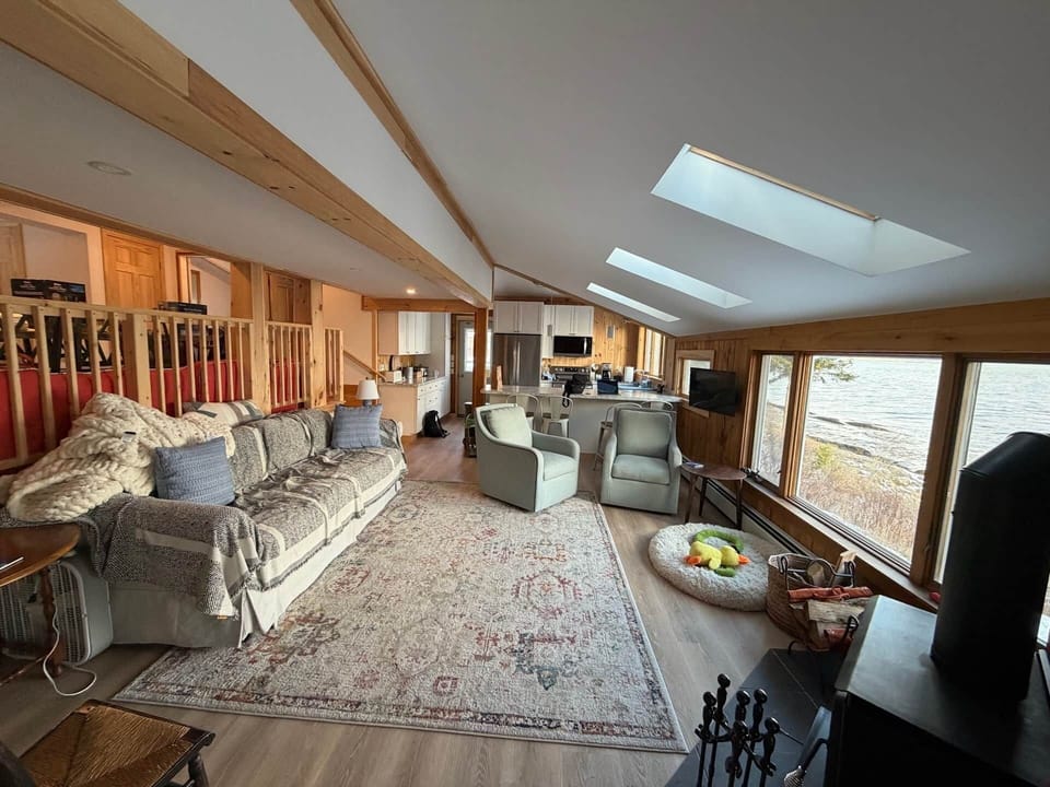 Living room toward kitchen