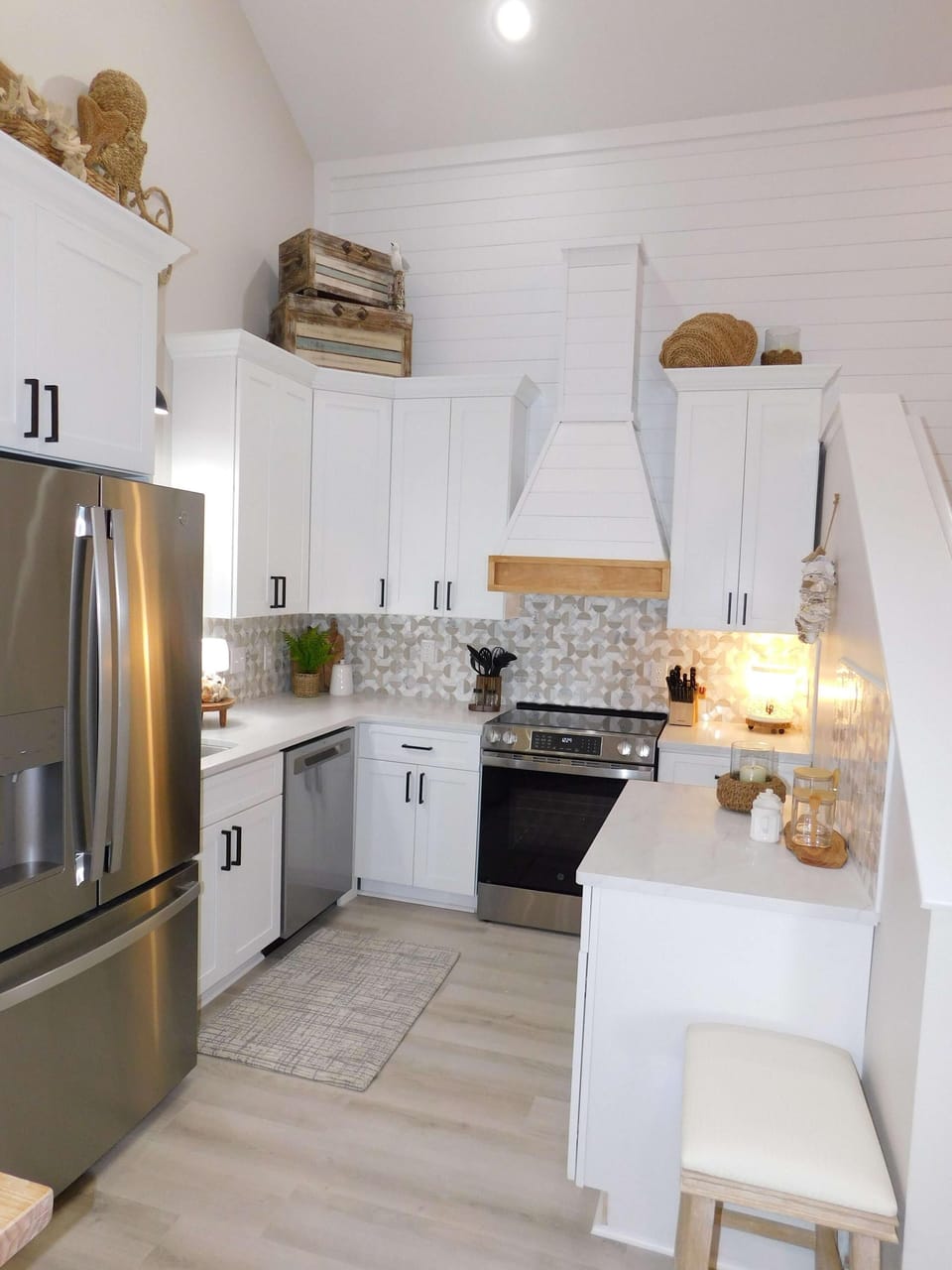 Bright, modern kitchen with sleek stainless steel appliances