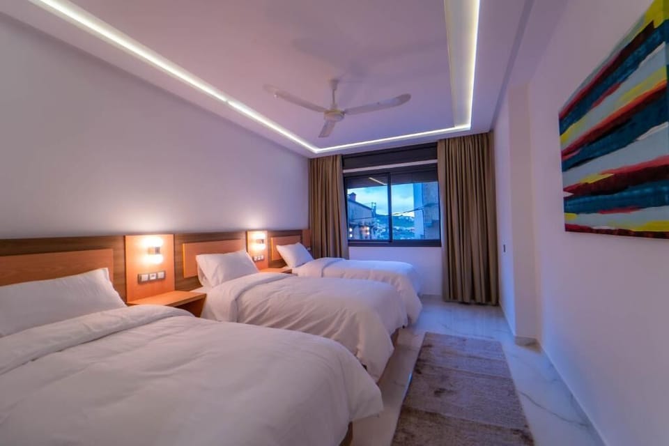 Apartment | Frette Italian sheets, premium bedding, memory foam beds, free WiFi