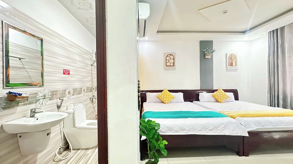 Quadruple Room, Balcony | Minibar, individually furnished, desk, blackout drapes