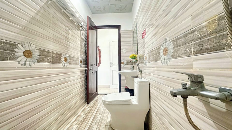 Quadruple Room, Balcony | Bathroom | Shower, rainfall showerhead, designer toiletries, hair dryer