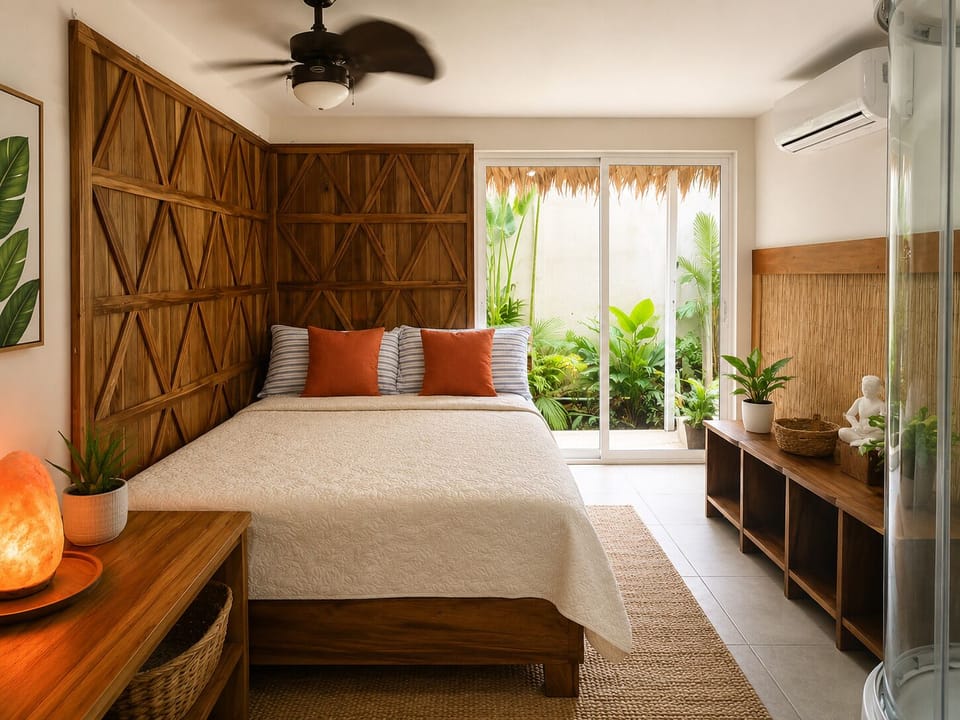 Deluxe Double Room, 1 Queen Bed, Garden View | Premium bedding, pillowtop beds, in-room safe, individually decorated