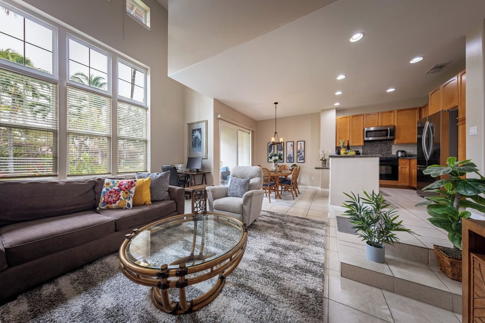 Bright and spacious open-concept layout.