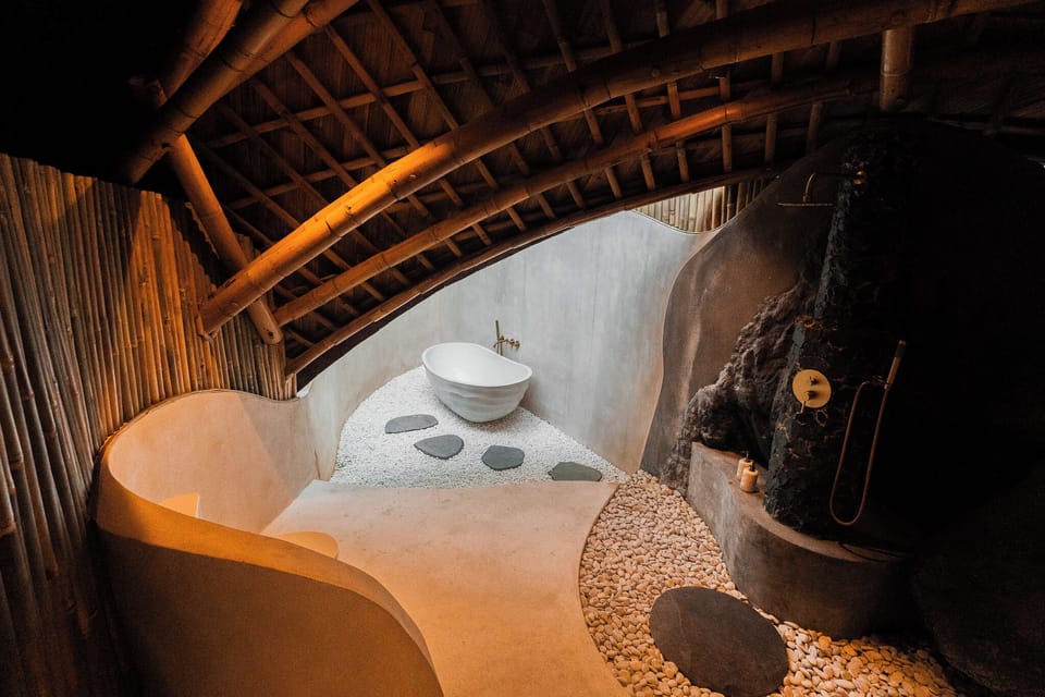 Moon Villa | Bathroom | Bathrobes, bidet, towels, soap