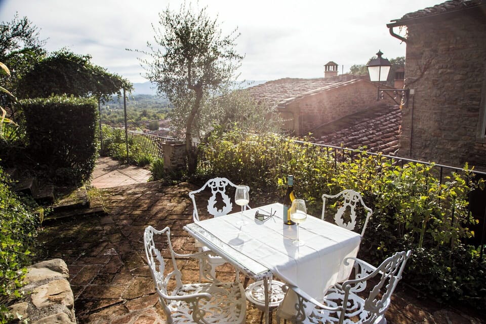 Furniture, Chair, Outdoor Furniture, Hacienda, Houseplant, Courtyard, Yard, Outdoor Table, Backyard, Balcony