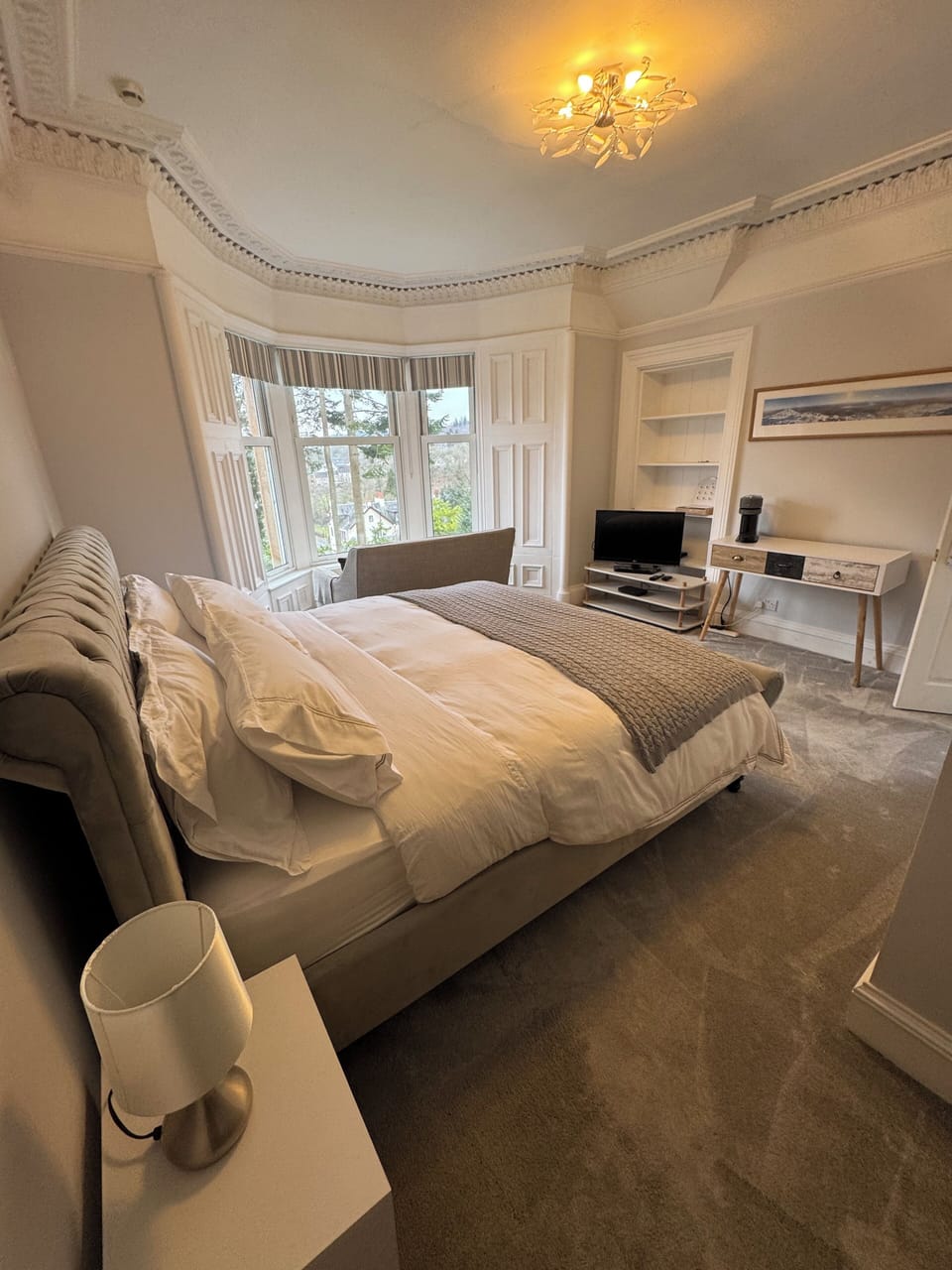 Double Room, Ensuite (Mull) | Egyptian cotton sheets, premium bedding, pillowtop beds