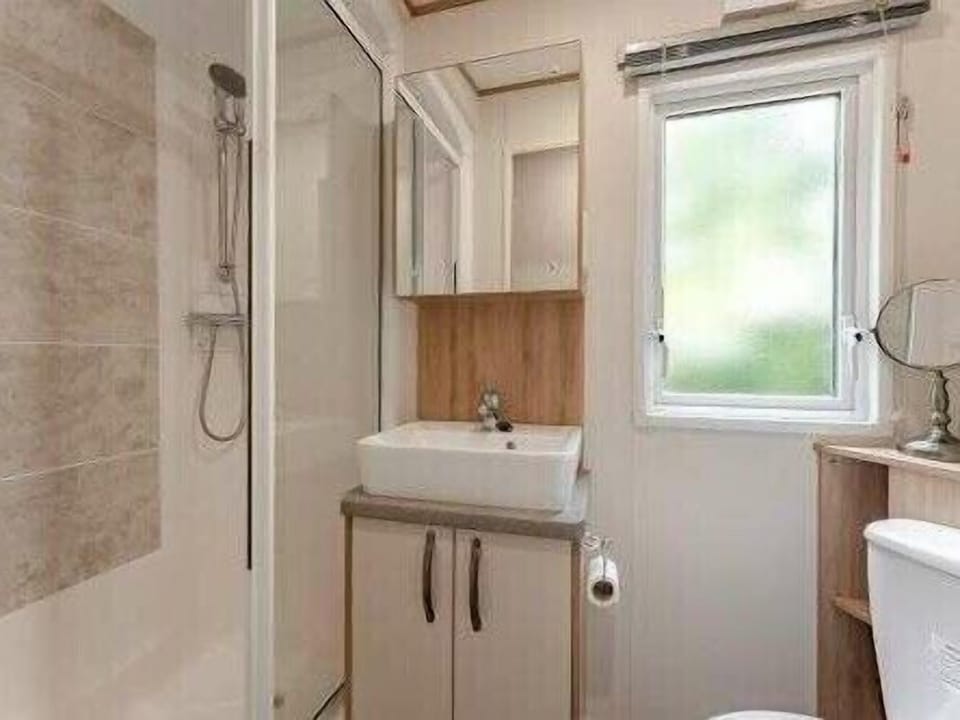Shower, hair dryer