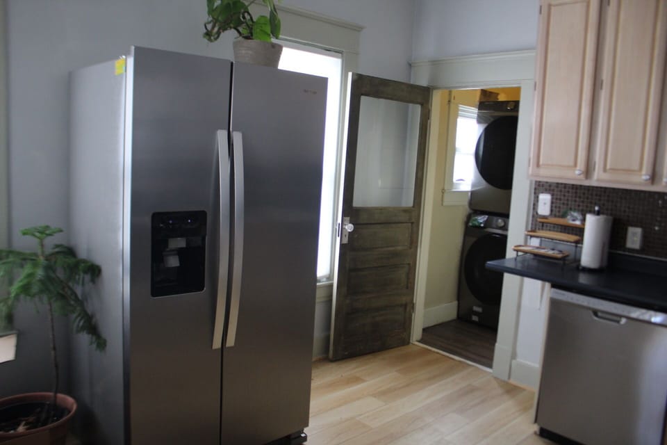 kitchen, and laundry area