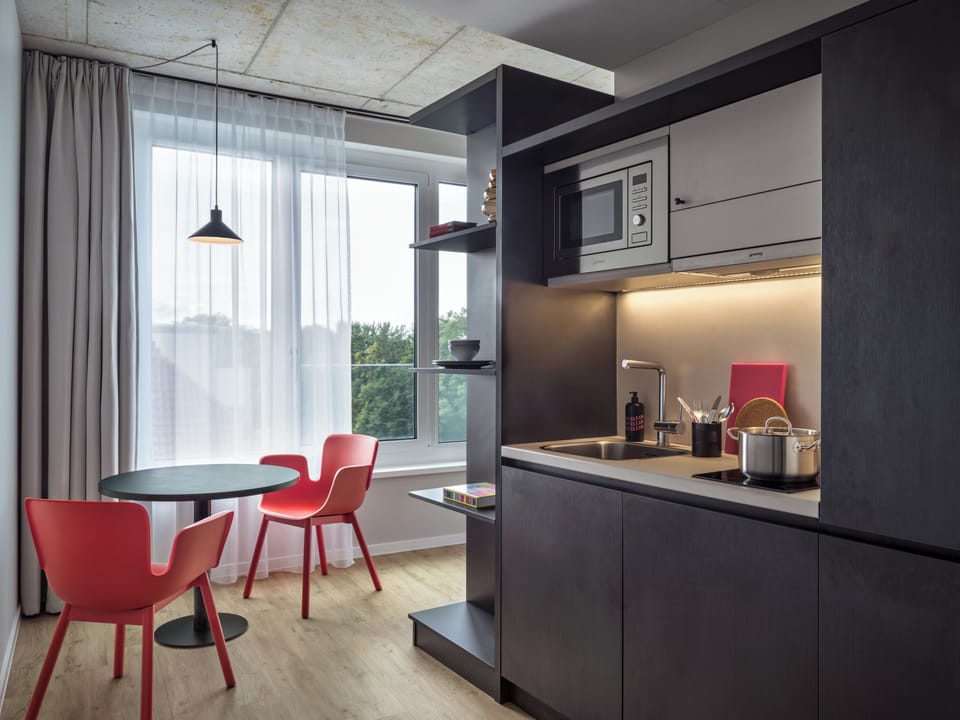Großes Design Apartment | Private kitchen