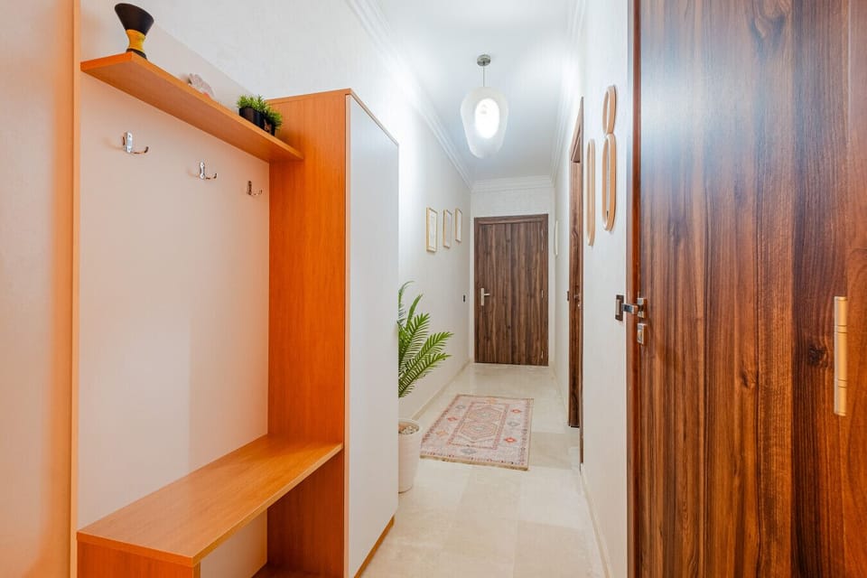 Belle lumière naturelle dans tout l’appartement.