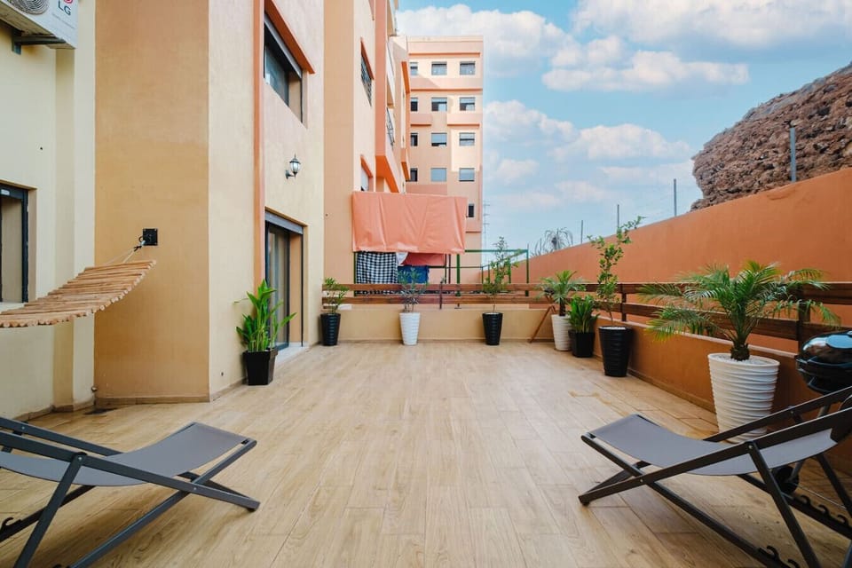 Enjoy morning coffee on your private balcony.