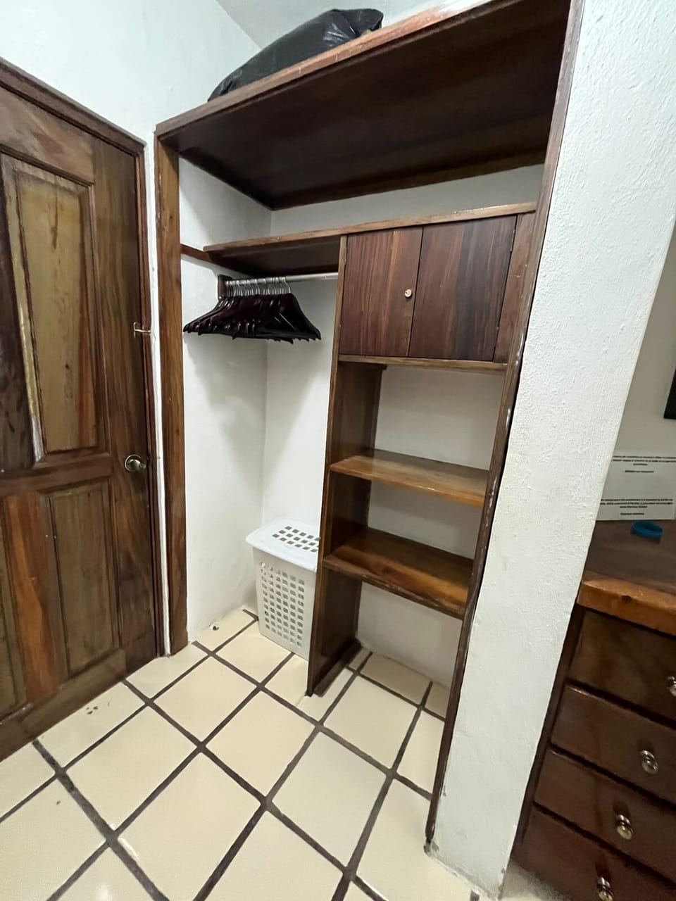 Open closet for your convenience