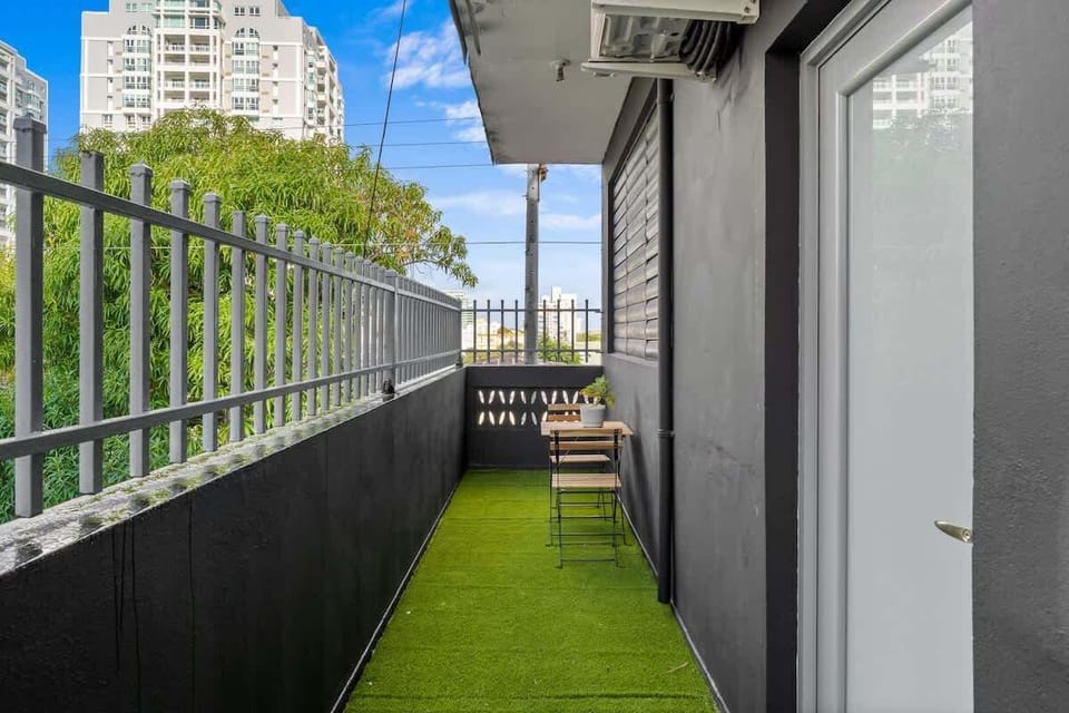 Step outside and enjoy a breath of fresh air in your private outdoor space.