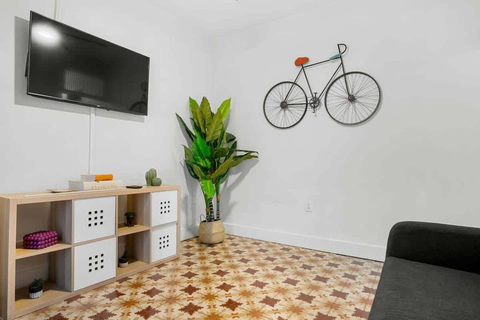 Settle in with a movie or unwind between outings.