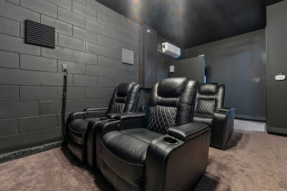 Reel fun, real comfort. Sit back, relax, and let the home theater turn every movie night into a VIP experience.