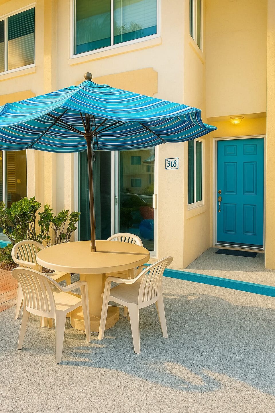 Patio with outdoor dining