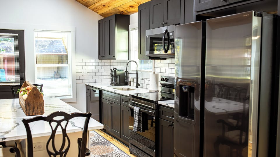 Kitchen - island / table sits 6