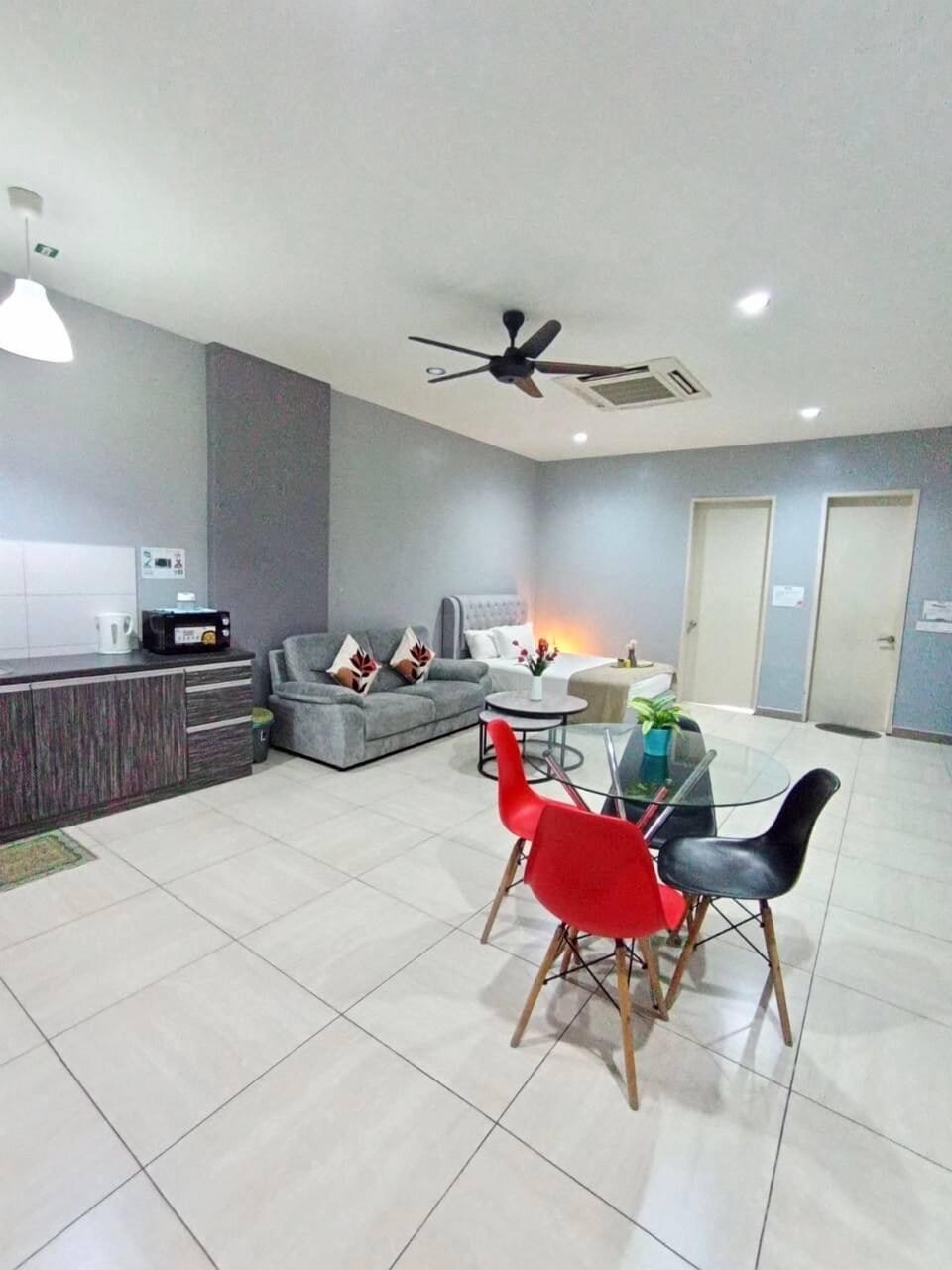 Basic Apartment, City View | Living area | 42-inch LCD TV with digital channels, Netflix, streaming services