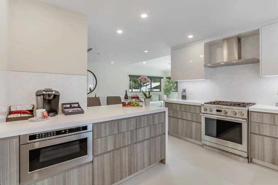 Kitchen | Stocked with cooking essentials.