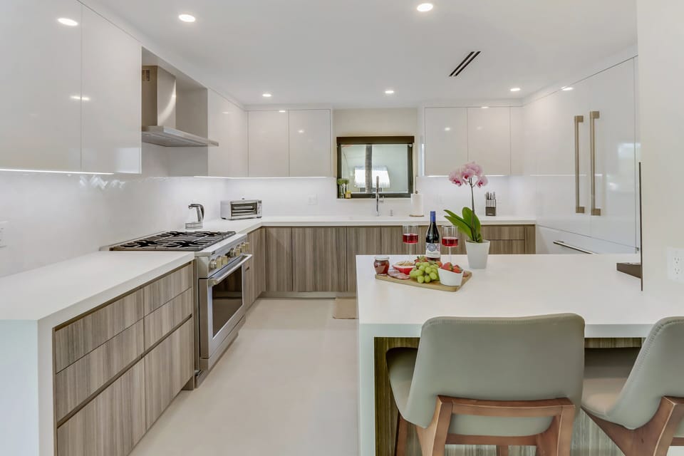 Kitchen | Open concept, seamlessly flows into the dining + living areas.