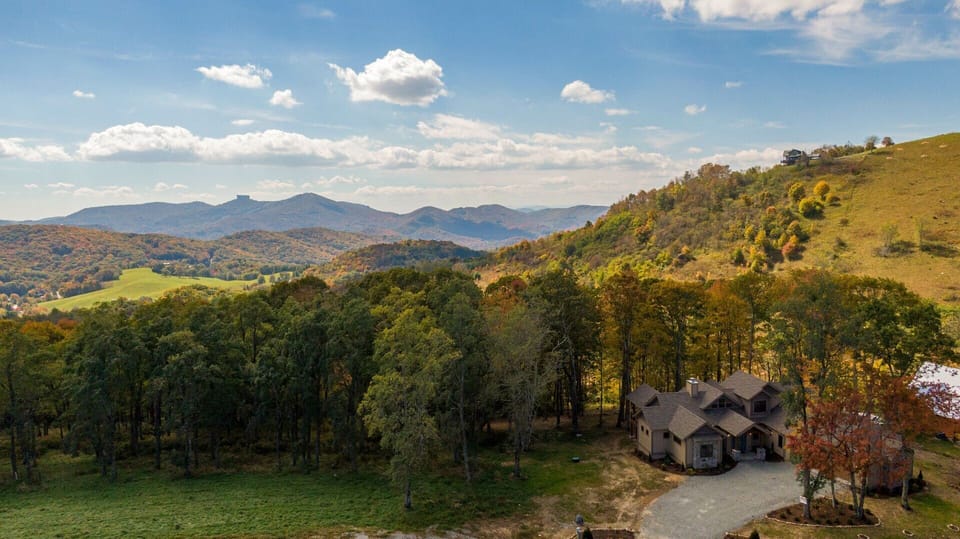 Drone View of A&B Mountain Retreat
