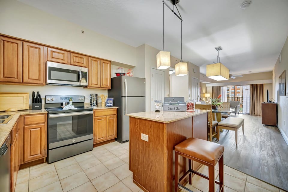 Open layout kitchen