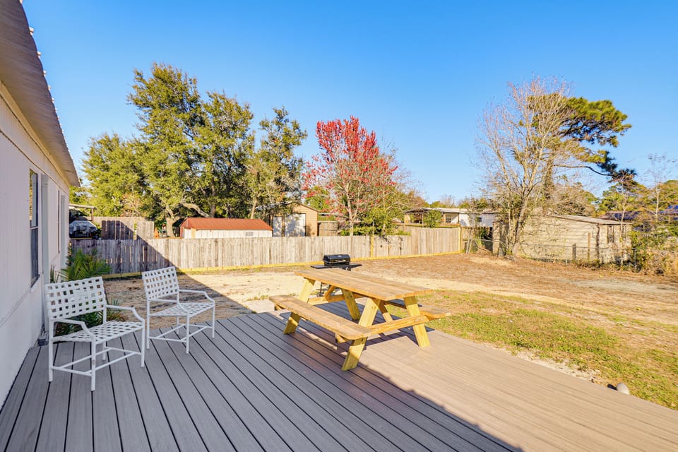 Panama City Vacation Rental | 3BR | 2BA | 980 Sq Ft | Stairs Required