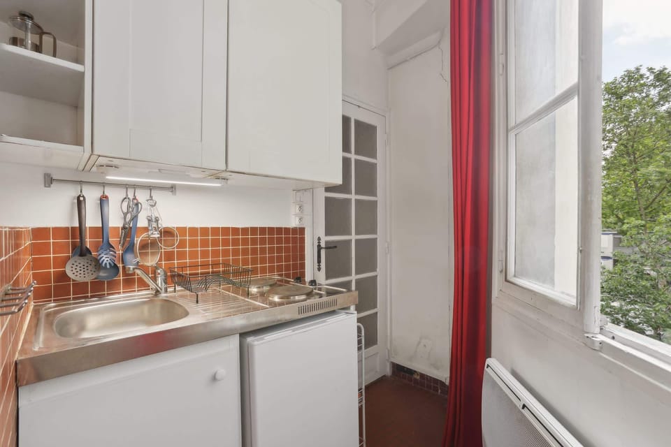 The open-plan living, kitchen and dining area