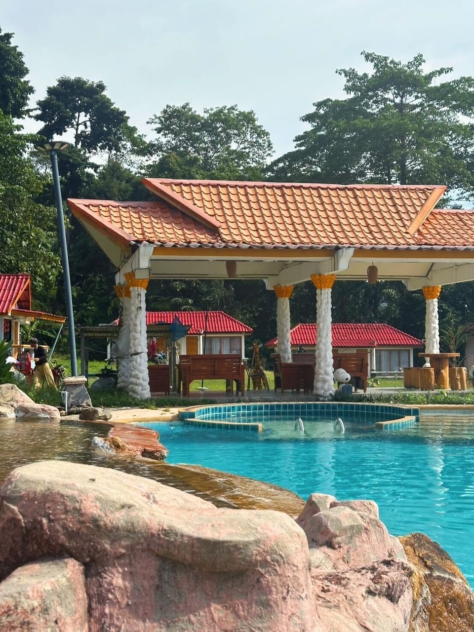 3 outdoor pools