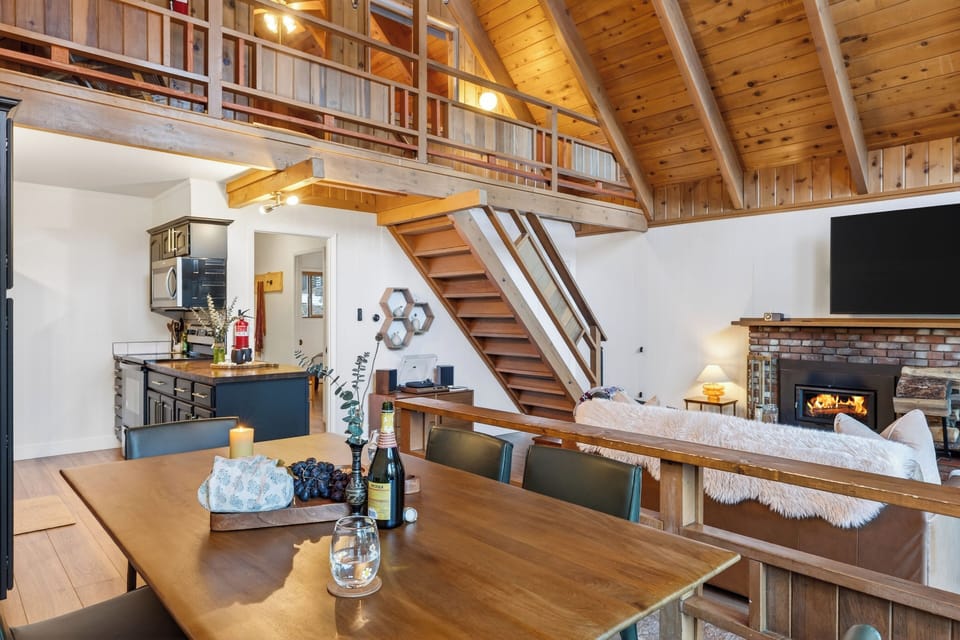 Open-concept living space.